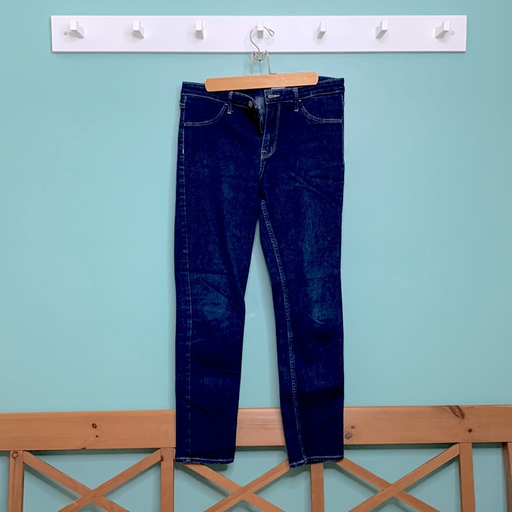H&M Dark Blue Ankle Jeans